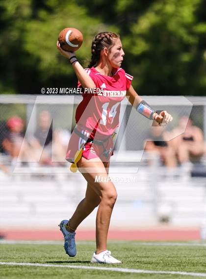 Thumbnail 3 in Newport Harbor vs Orange Lutheran (SoCal Showcase) photogallery.
