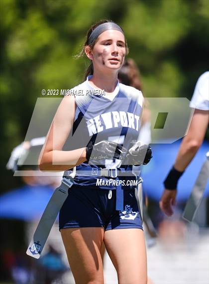 Thumbnail 2 in Newport Harbor vs Orange Lutheran (SoCal Showcase) photogallery.