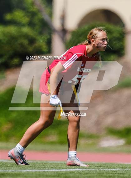 Thumbnail 3 in Newport Harbor vs Orange Lutheran (SoCal Showcase) photogallery.