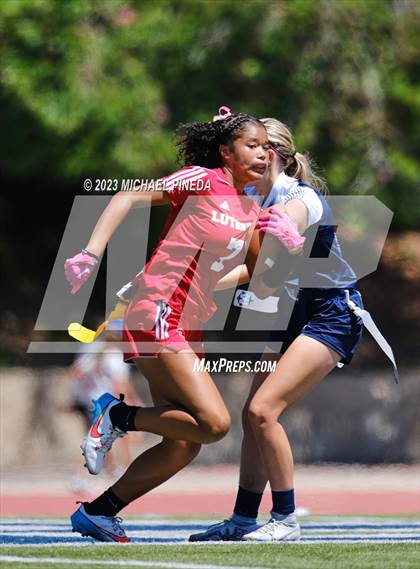 Thumbnail 3 in Newport Harbor vs Orange Lutheran (SoCal Showcase) photogallery.