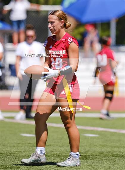 Thumbnail 1 in Newport Harbor vs Orange Lutheran (SoCal Showcase) photogallery.