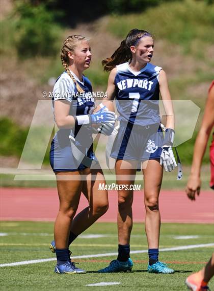 Thumbnail 3 in Newport Harbor vs Orange Lutheran (SoCal Showcase) photogallery.