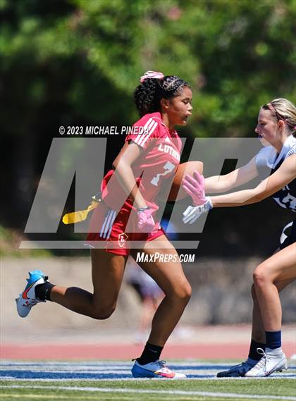 Thumbnail 2 in Newport Harbor vs Orange Lutheran (SoCal Showcase) photogallery.