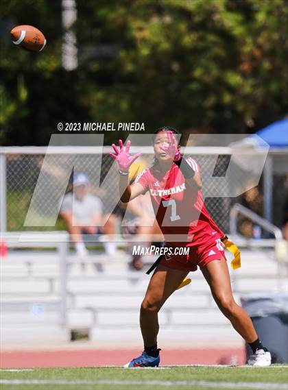 Thumbnail 1 in Newport Harbor vs Orange Lutheran (SoCal Showcase) photogallery.