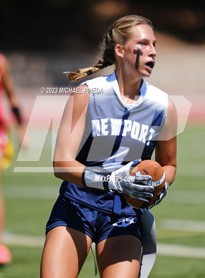 Thumbnail 2 in Newport Harbor vs Orange Lutheran (SoCal Showcase) photogallery.