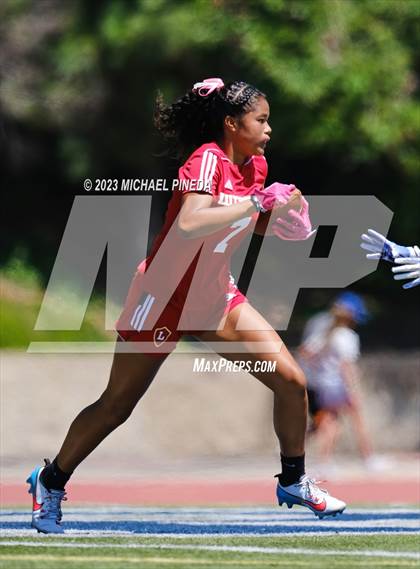 Thumbnail 1 in Newport Harbor vs Orange Lutheran (SoCal Showcase) photogallery.