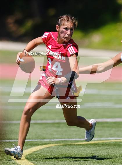 Thumbnail 2 in Newport Harbor vs Orange Lutheran (SoCal Showcase) photogallery.
