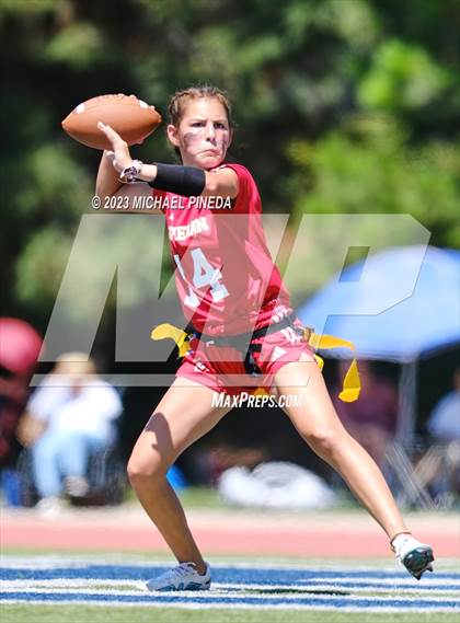 Thumbnail 3 in Newport Harbor vs Orange Lutheran (SoCal Showcase) photogallery.