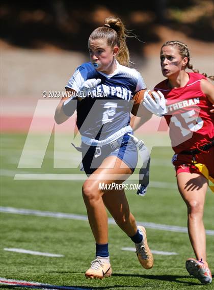 Thumbnail 1 in Newport Harbor vs Orange Lutheran (SoCal Showcase) photogallery.