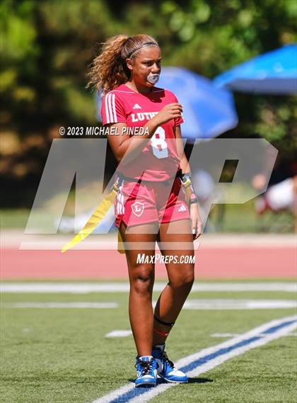 Thumbnail 2 in Newport Harbor vs Orange Lutheran (SoCal Showcase) photogallery.
