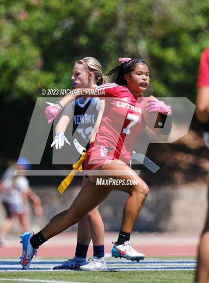 Thumbnail 1 in Newport Harbor vs Orange Lutheran (SoCal Showcase) photogallery.
