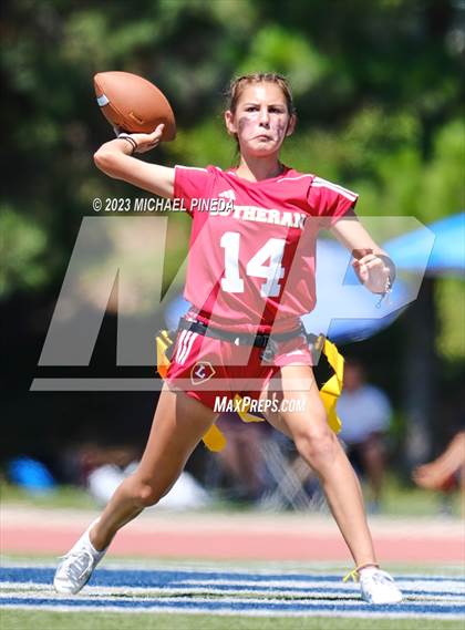 Thumbnail 3 in Newport Harbor vs Orange Lutheran (SoCal Showcase) photogallery.