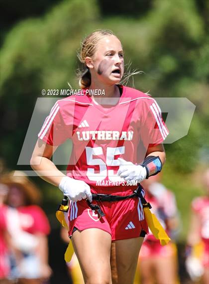 Thumbnail 3 in Newport Harbor vs Orange Lutheran (SoCal Showcase) photogallery.