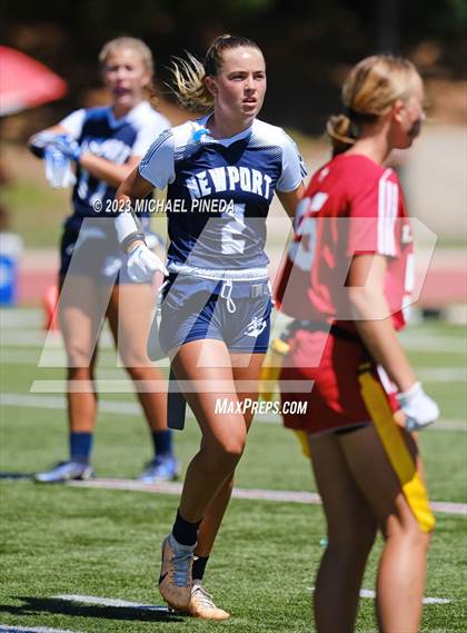 Thumbnail 3 in Newport Harbor vs Orange Lutheran (SoCal Showcase) photogallery.