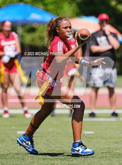 Thumbnail 1 in Newport Harbor vs Orange Lutheran (SoCal Showcase) photogallery.