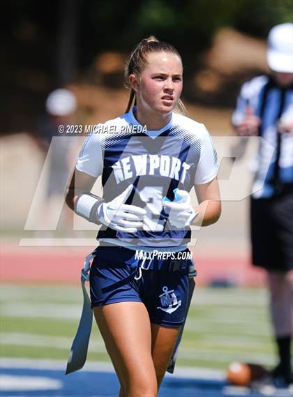 Thumbnail 1 in Newport Harbor vs Orange Lutheran (SoCal Showcase) photogallery.