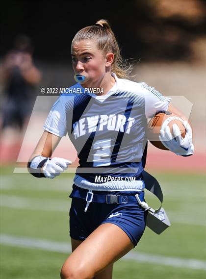 Thumbnail 3 in Newport Harbor vs Orange Lutheran (SoCal Showcase) photogallery.