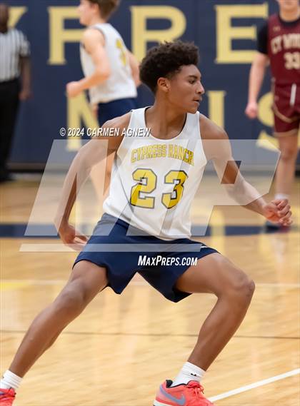 Thumbnail 2 in Cypress Ranch vs Cypress Woods (Freshman A) photogallery.