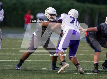 Thumbnail 2 in Cox Mill vs. Charlotte Christian (Carolina Preps Jamboree) photogallery.