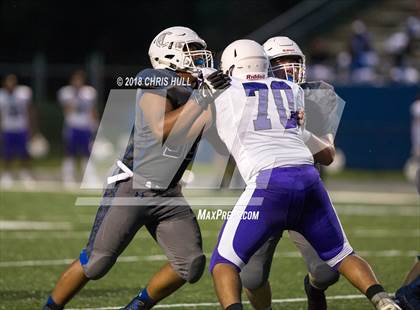Thumbnail 3 in Cox Mill vs. Charlotte Christian (Carolina Preps Jamboree) photogallery.