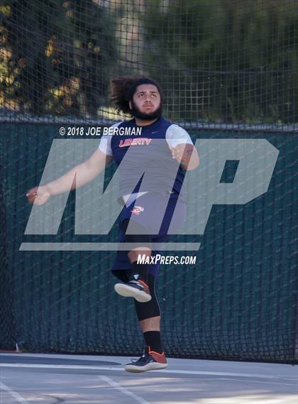 Thumbnail 2 in CIF State Track and Field Championships (Boys Discus Finals) photogallery.