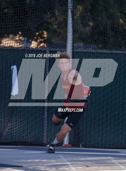 Thumbnail 2 in CIF State Track and Field Championships (Boys Discus Finals) photogallery.