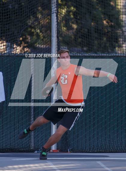 Thumbnail 2 in CIF State Track and Field Championships (Boys Discus Finals) photogallery.