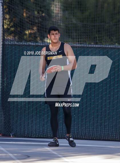 Thumbnail 2 in CIF State Track and Field Championships (Boys Discus Finals) photogallery.