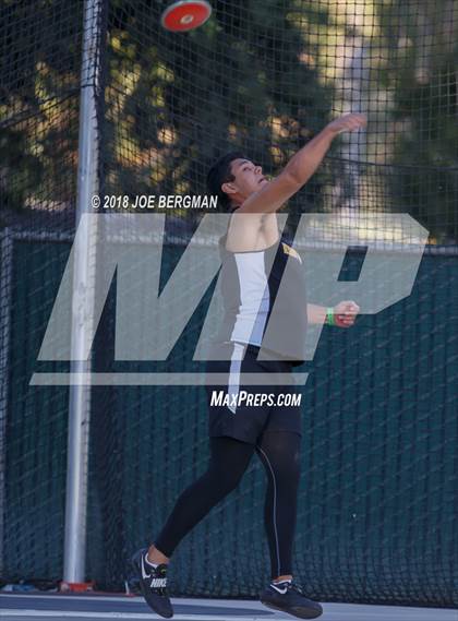 Thumbnail 2 in CIF State Track and Field Championships (Boys Discus Finals) photogallery.
