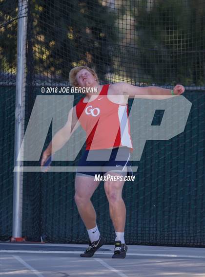 Thumbnail 2 in CIF State Track and Field Championships (Boys Discus Finals) photogallery.
