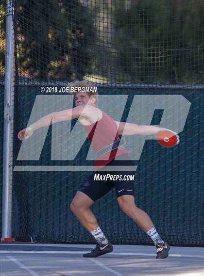 Thumbnail 3 in CIF State Track and Field Championships (Boys Discus Finals) photogallery.