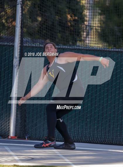 Thumbnail 2 in CIF State Track and Field Championships (Boys Discus Finals) photogallery.