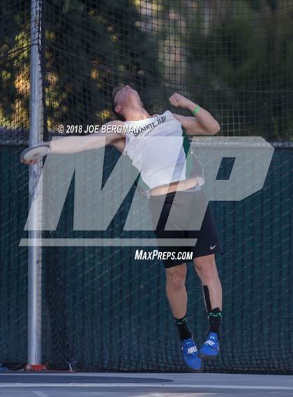 Thumbnail 3 in CIF State Track and Field Championships (Boys Discus Finals) photogallery.