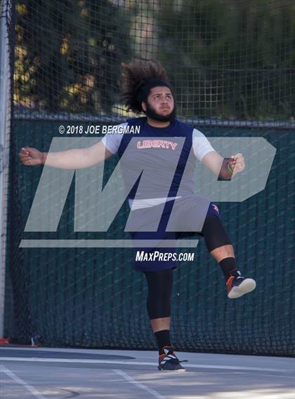 Thumbnail 3 in CIF State Track and Field Championships (Boys Discus Finals) photogallery.