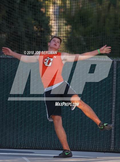 Thumbnail 2 in CIF State Track and Field Championships (Boys Discus Finals) photogallery.