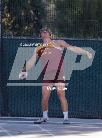 Thumbnail 2 in CIF State Track and Field Championships (Boys Discus Finals) photogallery.