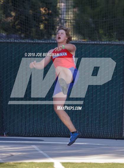 Thumbnail 3 in CIF State Track and Field Championships (Boys Discus Finals) photogallery.