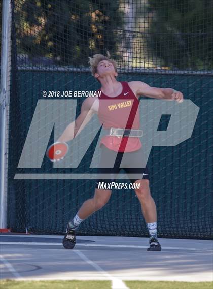 Thumbnail 3 in CIF State Track and Field Championships (Boys Discus Finals) photogallery.
