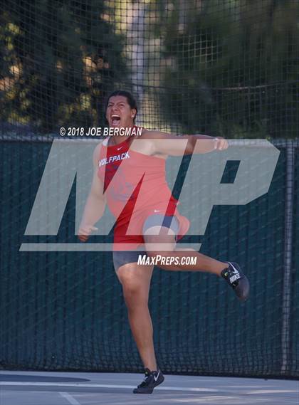 Thumbnail 3 in CIF State Track and Field Championships (Boys Discus Finals) photogallery.