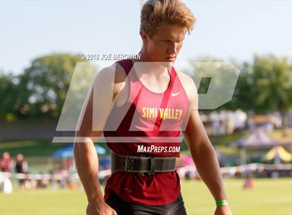 Thumbnail 2 in CIF State Track and Field Championships (Boys Discus Finals) photogallery.