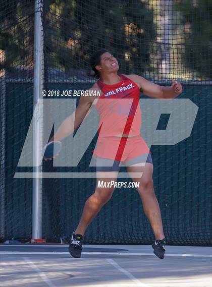 Thumbnail 2 in CIF State Track and Field Championships (Boys Discus Finals) photogallery.