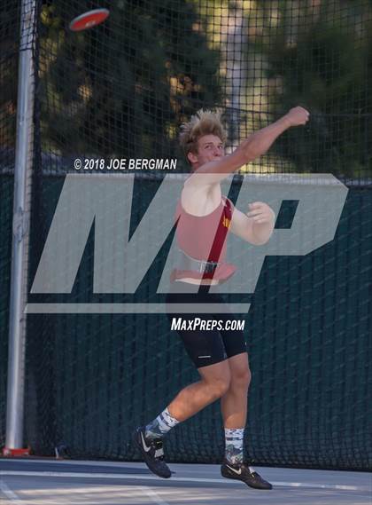 Thumbnail 3 in CIF State Track and Field Championships (Boys Discus Finals) photogallery.