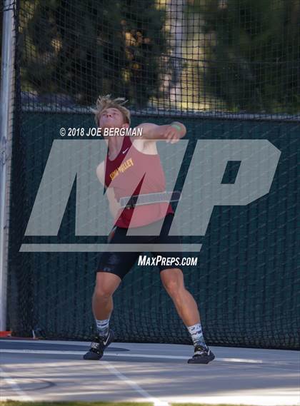 Thumbnail 1 in CIF State Track and Field Championships (Boys Discus Finals) photogallery.