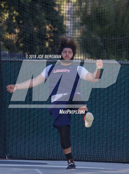 Thumbnail 2 in CIF State Track and Field Championships (Boys Discus Finals) photogallery.