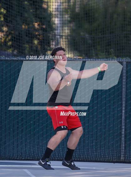 Thumbnail 2 in CIF State Track and Field Championships (Boys Discus Finals) photogallery.