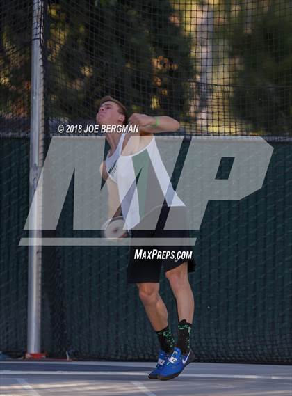 Thumbnail 1 in CIF State Track and Field Championships (Boys Discus Finals) photogallery.