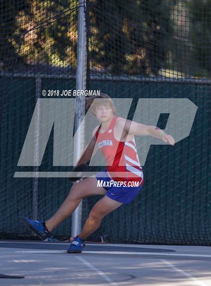 Thumbnail 2 in CIF State Track and Field Championships (Boys Discus Finals) photogallery.