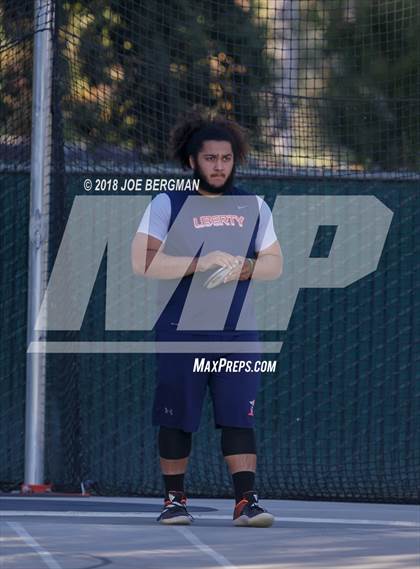 Thumbnail 2 in CIF State Track and Field Championships (Boys Discus Finals) photogallery.