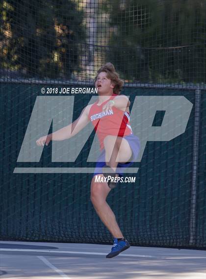 Thumbnail 2 in CIF State Track and Field Championships (Boys Discus Finals) photogallery.