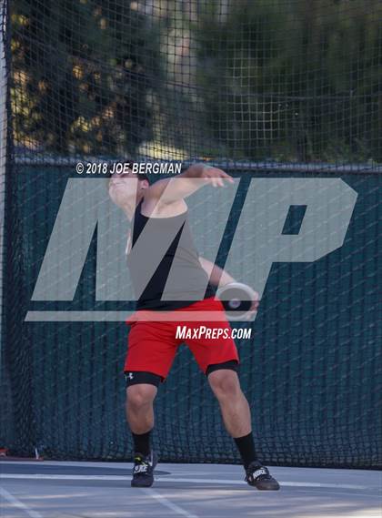 Thumbnail 1 in CIF State Track and Field Championships (Boys Discus Finals) photogallery.